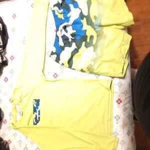 Yellow Camo Swimwear Set